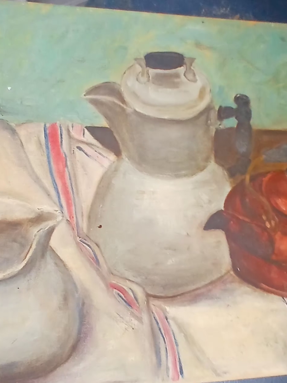 Hand-Painted  Still Life Oil PAINTING By Carolyn S Parker